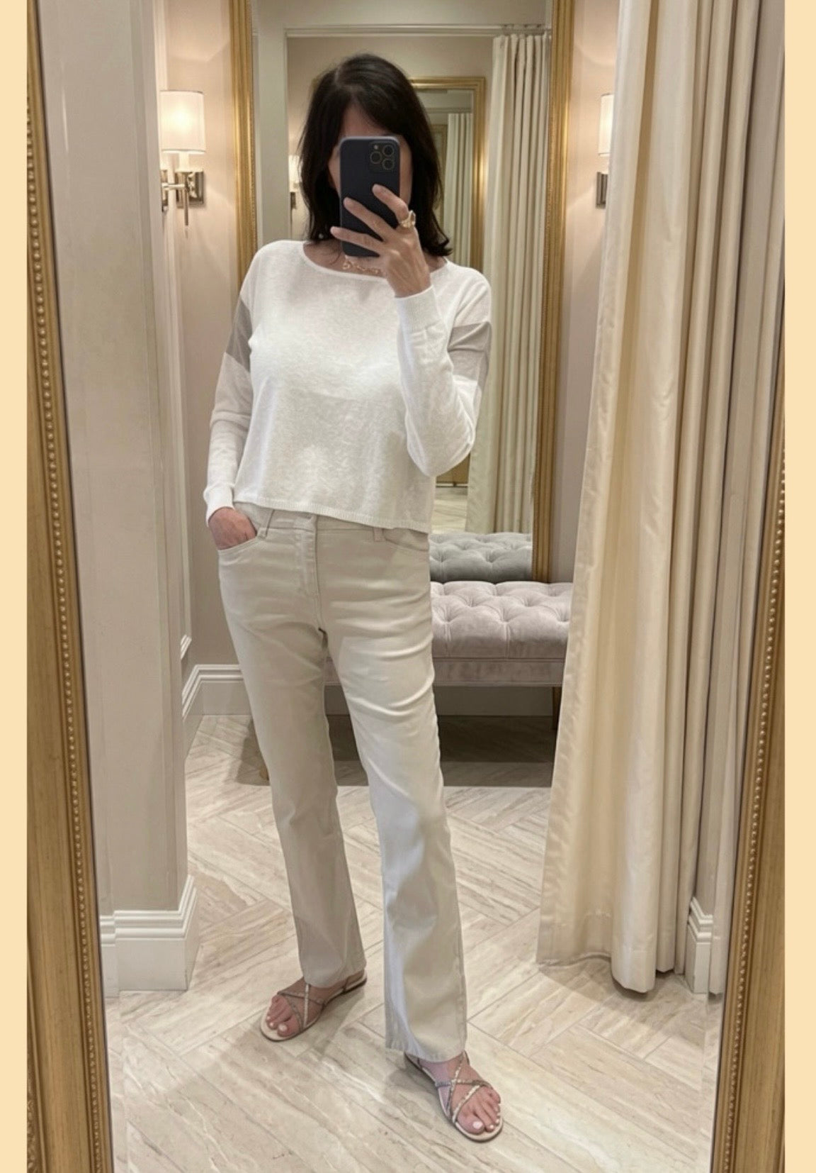 Bevy Flog Novel Pant - Bone