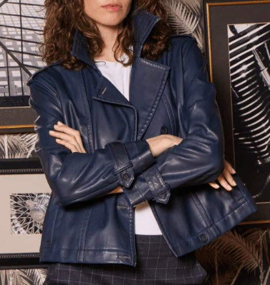 Oversized Trenched Jacket